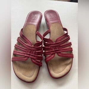 Cole Haan Red Strappy Sandals